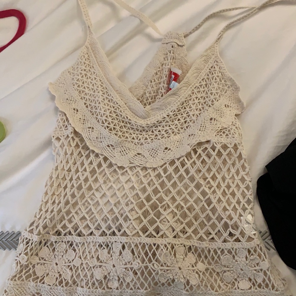 Nature rose tank top